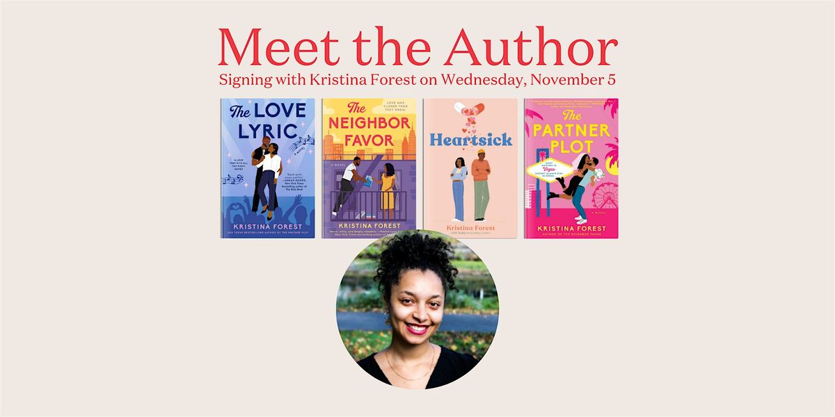 Meet the Author: Kristina Forest