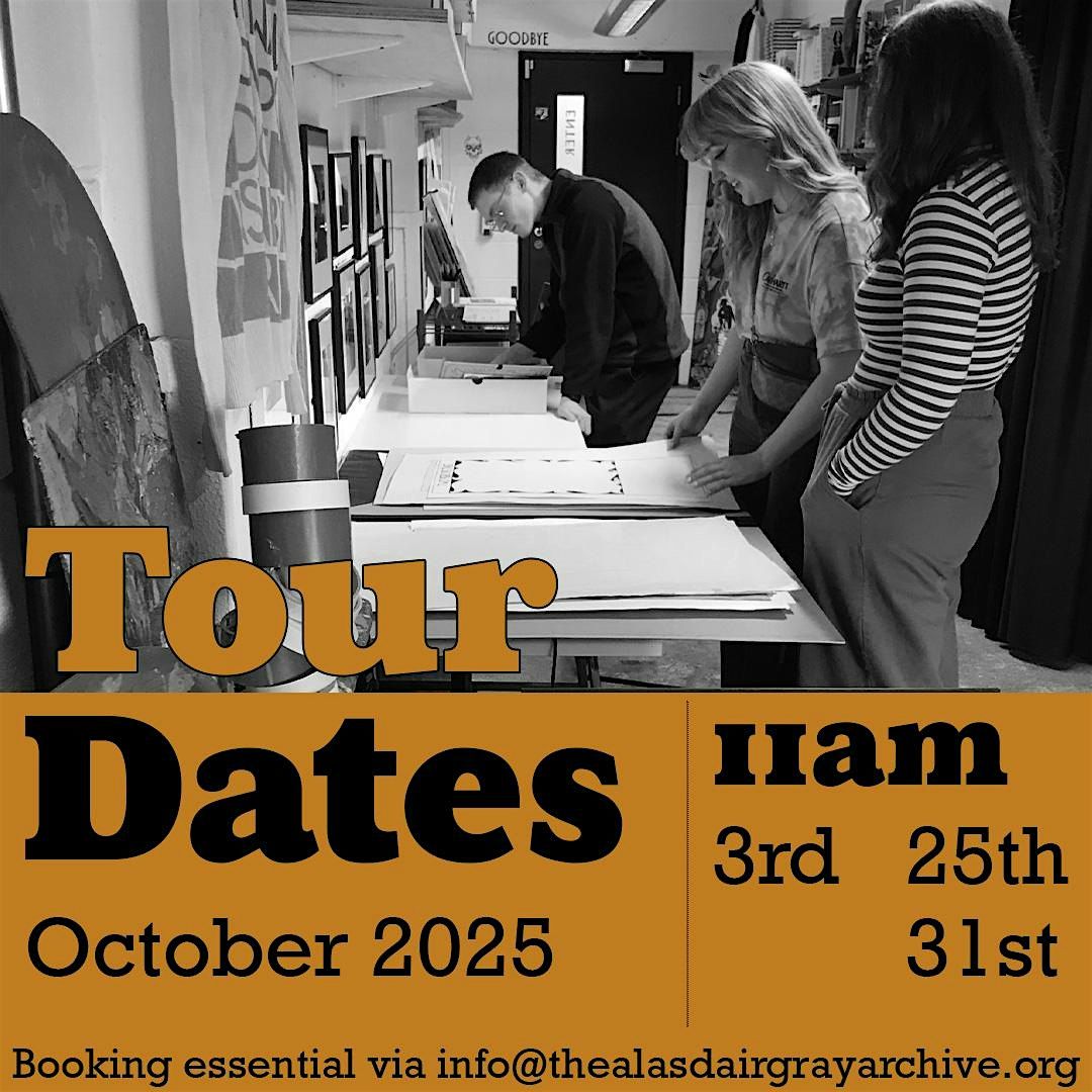 Alasdair Gray Archive: Free Tours in October