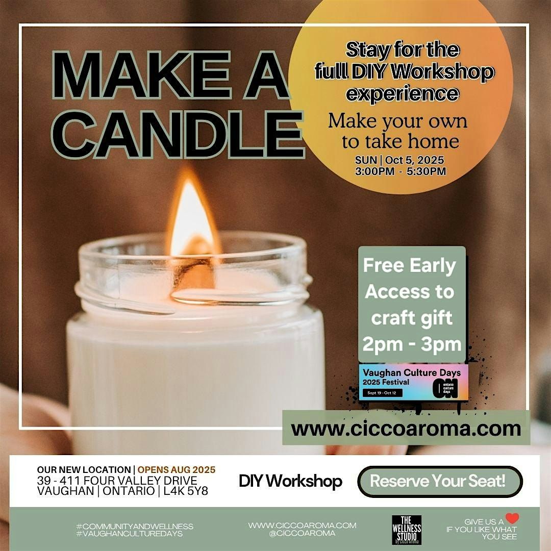 Scent & Sip: A Candle Making Experience