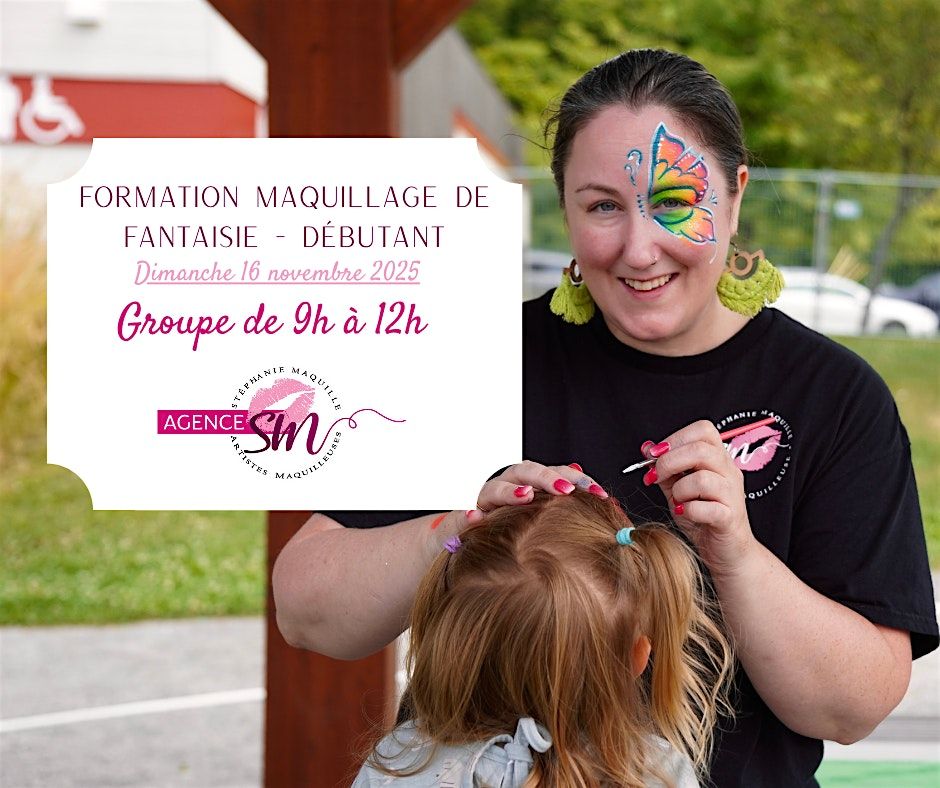 Formation maquillage de fantaisie - d\u00e9butant