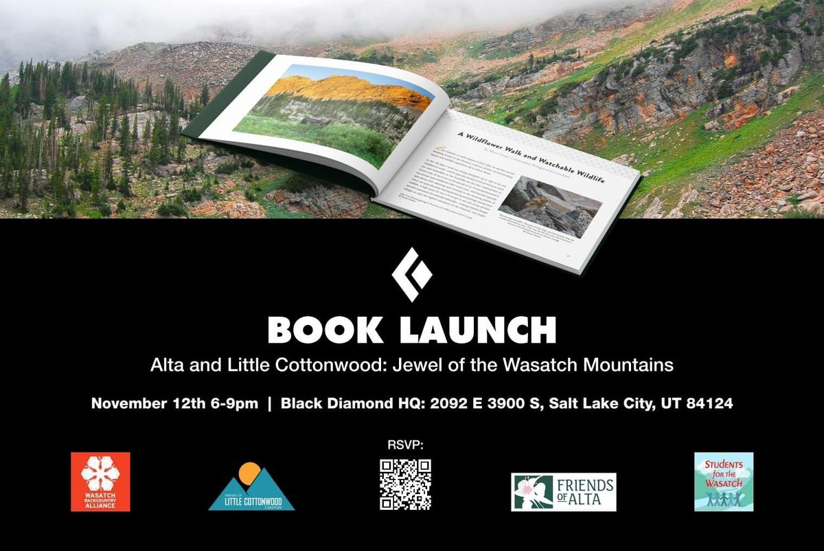 Alta and Little Cottonwood Canyon book signing at Black Diamond