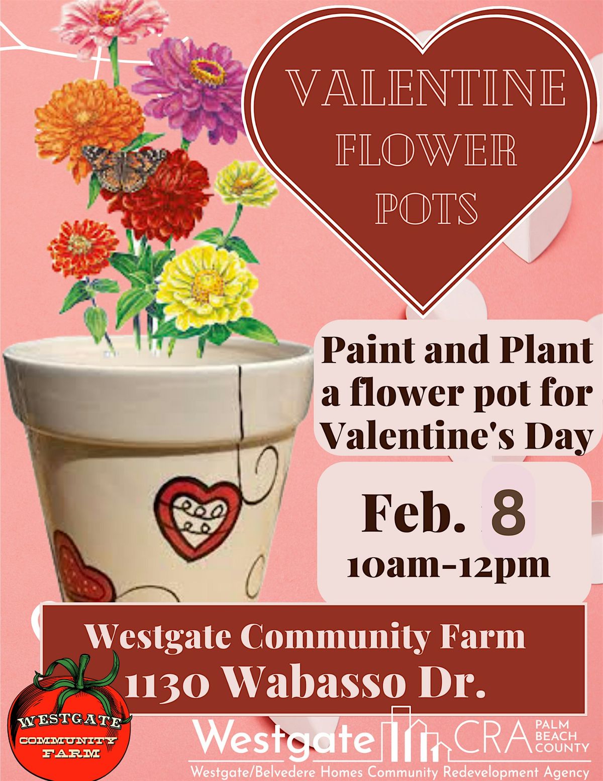 Valentine Flower Pots