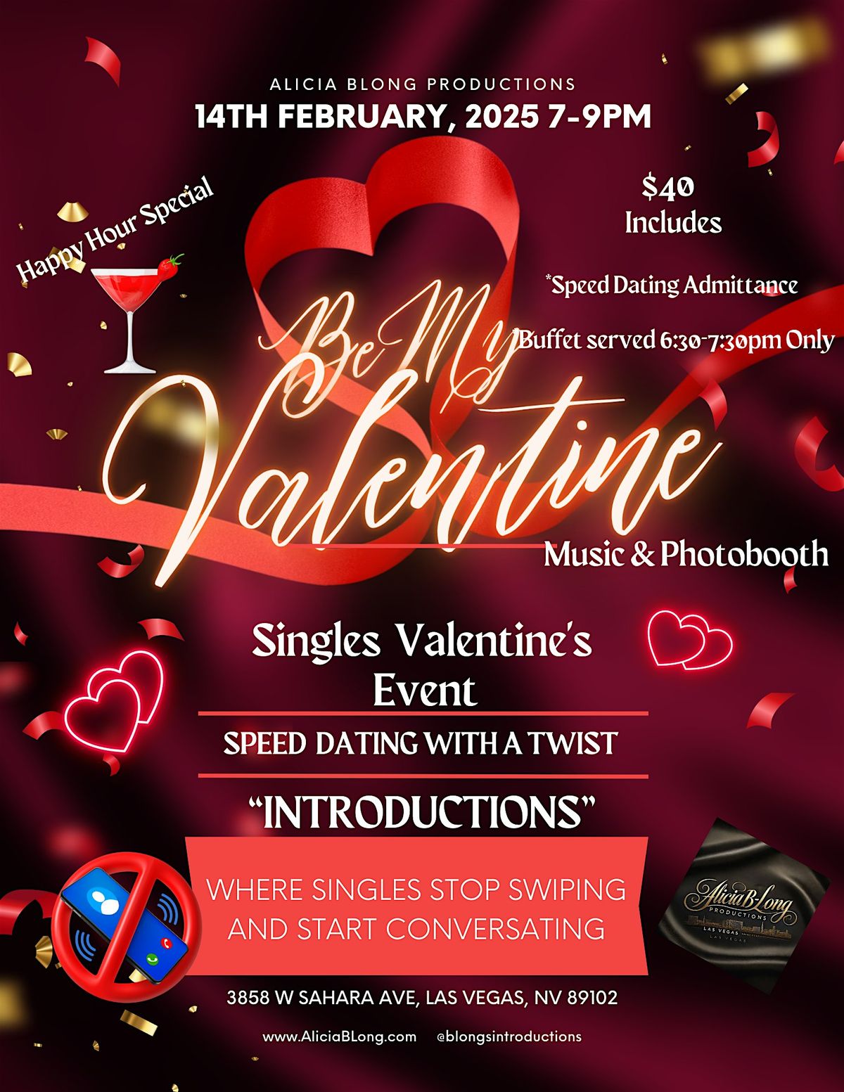 Valentines Singles Event "Speed Dating with a Twist"