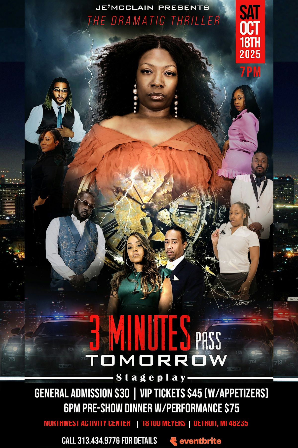 3 Minutes Pass Tomorrow the Dramatic Thriller Stage Play