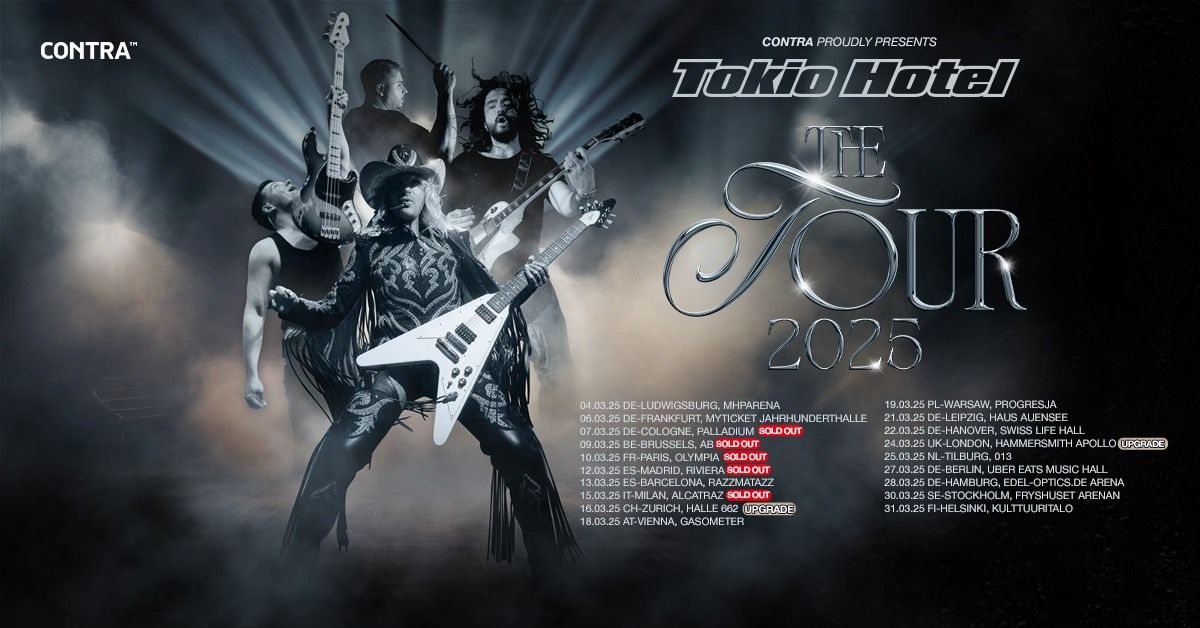 TOKIO HOTEL - The Tour 2025 ||| 21.03.2025 ||| Leipzig, Haus Auensee