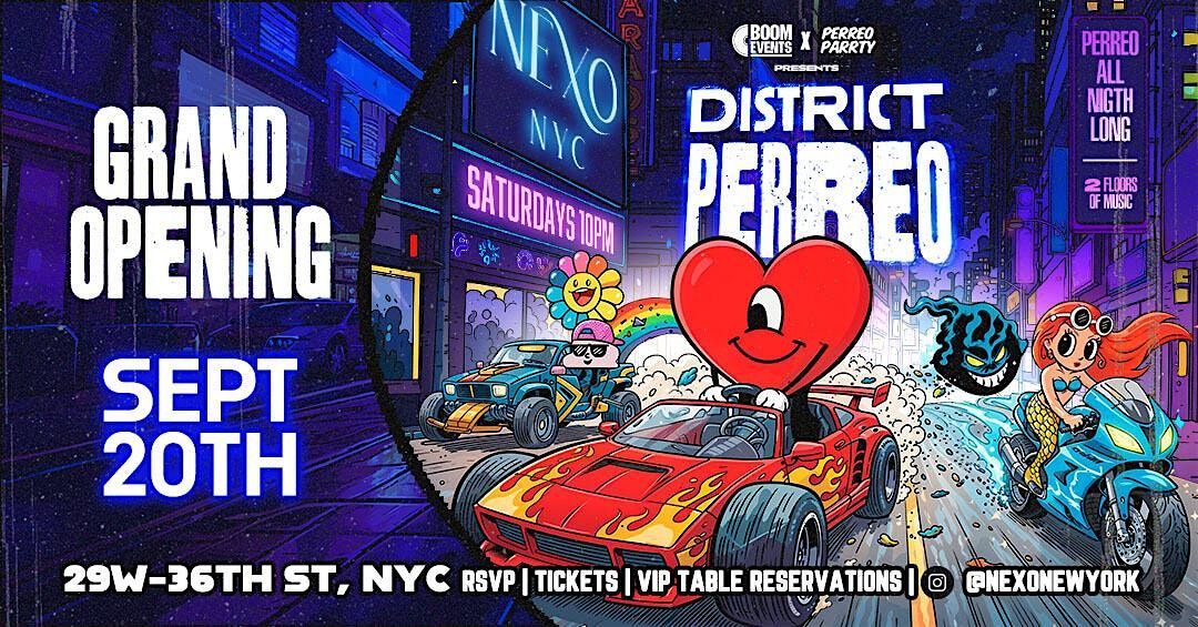 The #1 Reggaeton Club in Midtown - DISTRICT PERREO - Latin Dance Party