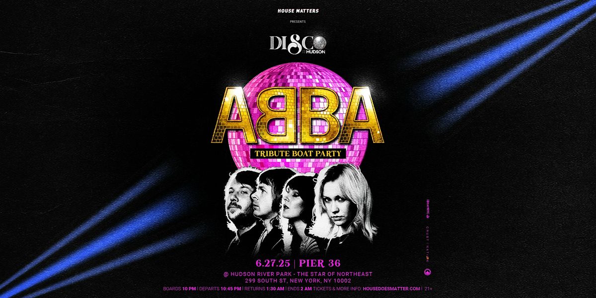 A Tribute to ABBA - Disco on the Hudson Boat Party Yacht Cruise NYC