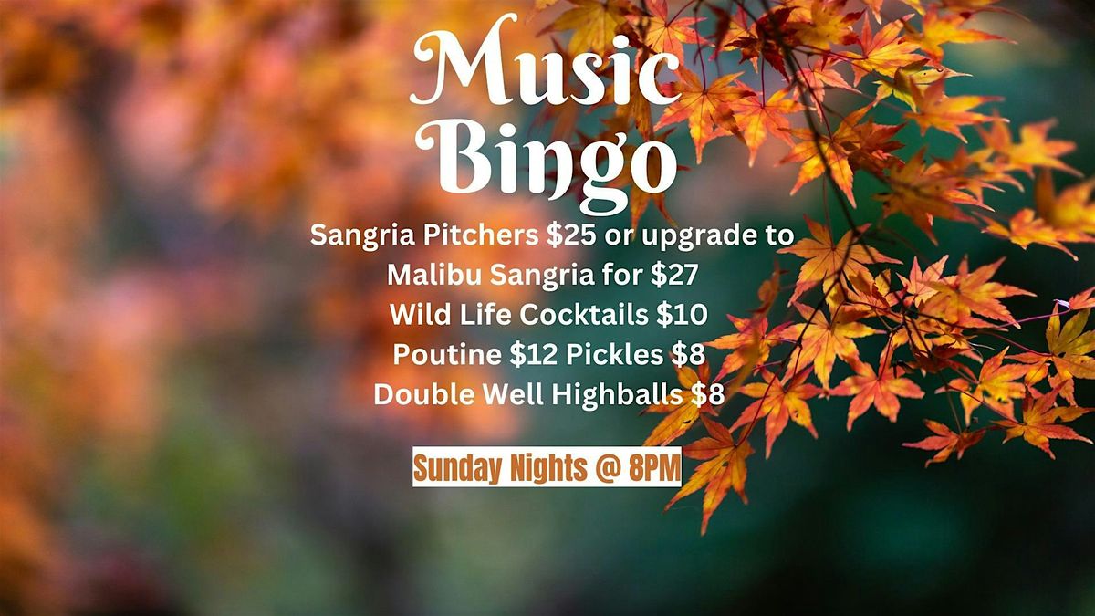 Sunday Night Bingo\/Trivia @ Tavern 1883