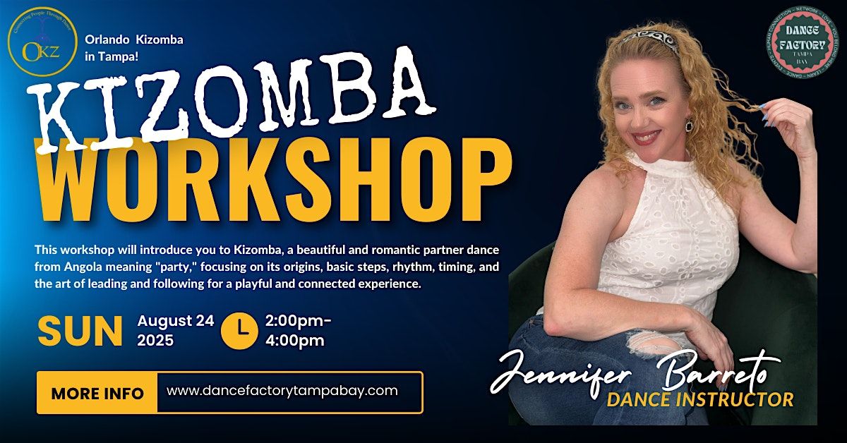 Kizomba Workshop at The Dance Factory Tampa Bay!