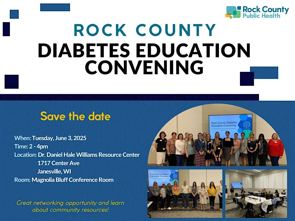 Rock County Diabetes Education Convening June 2025