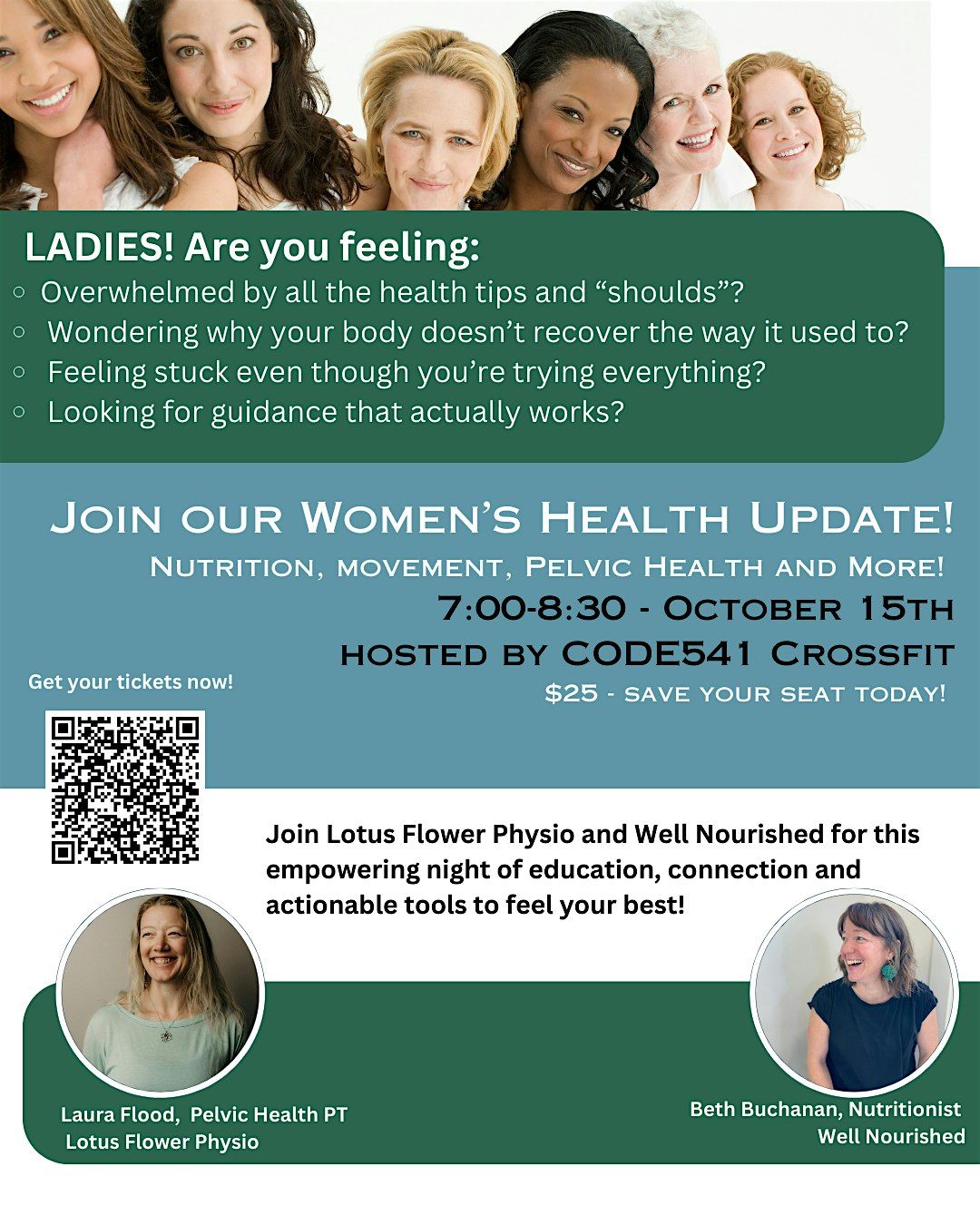 Women's Health Update - Nutrition, movement, pelvic health and more !