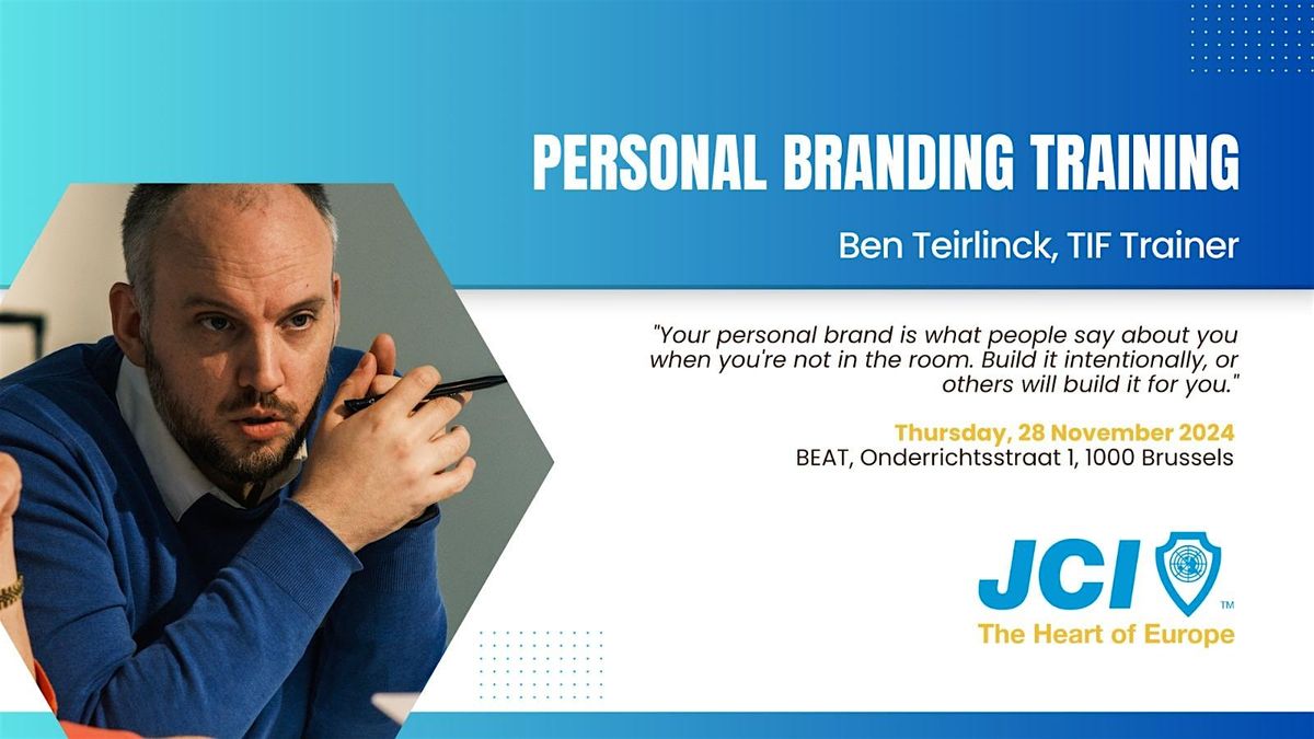 JCI THOE Training - Personal Branding