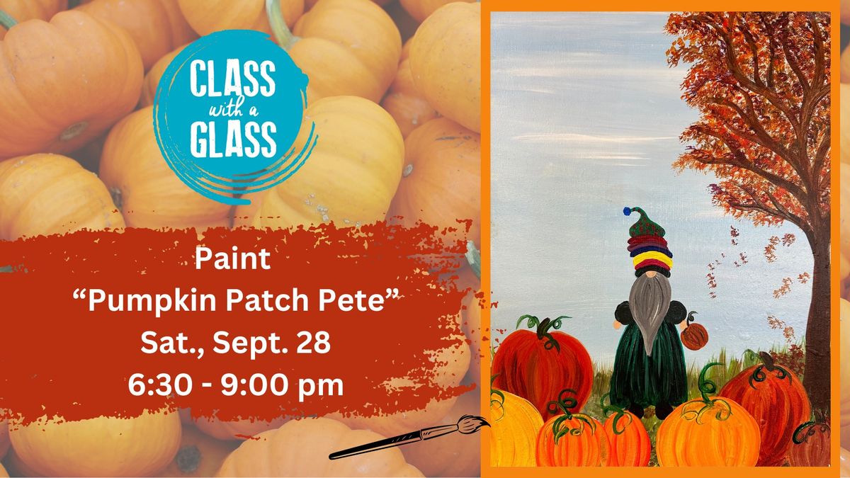 Paint "Pumpkin Patch Pete" with acrylics