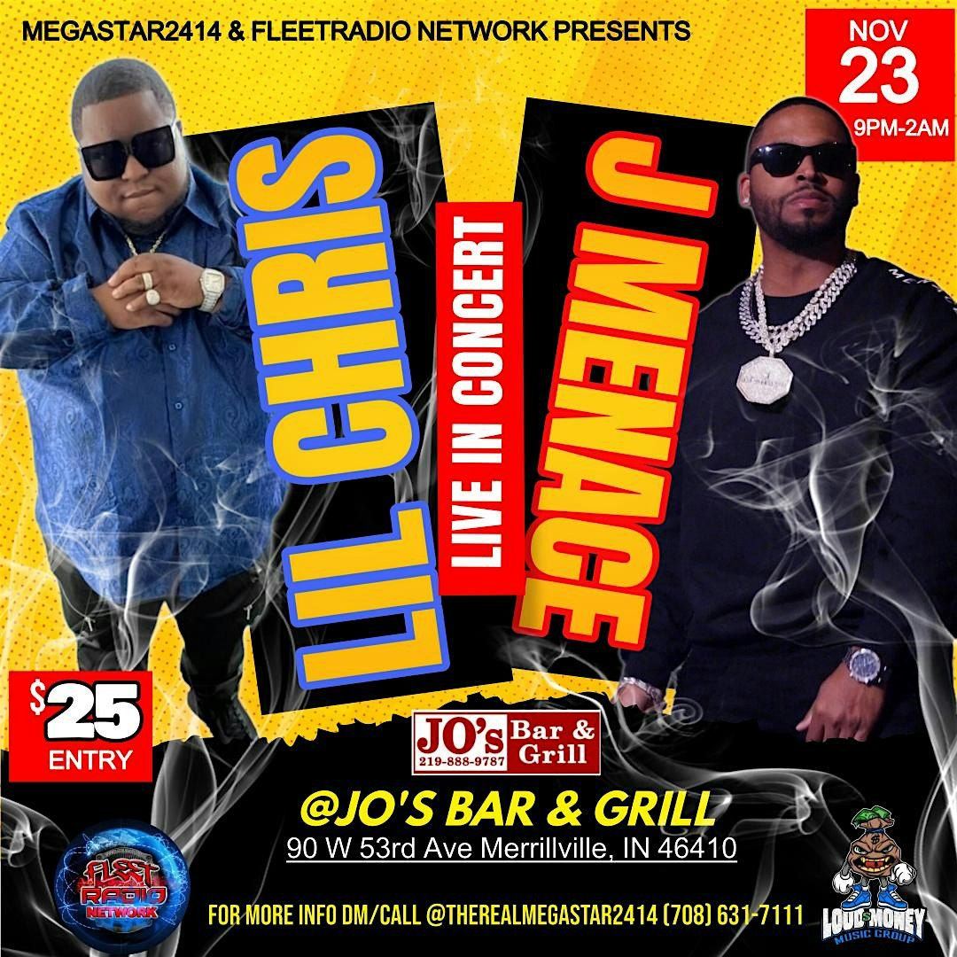 LIL CHRIS & J MENACE LIVE IN CONCERT