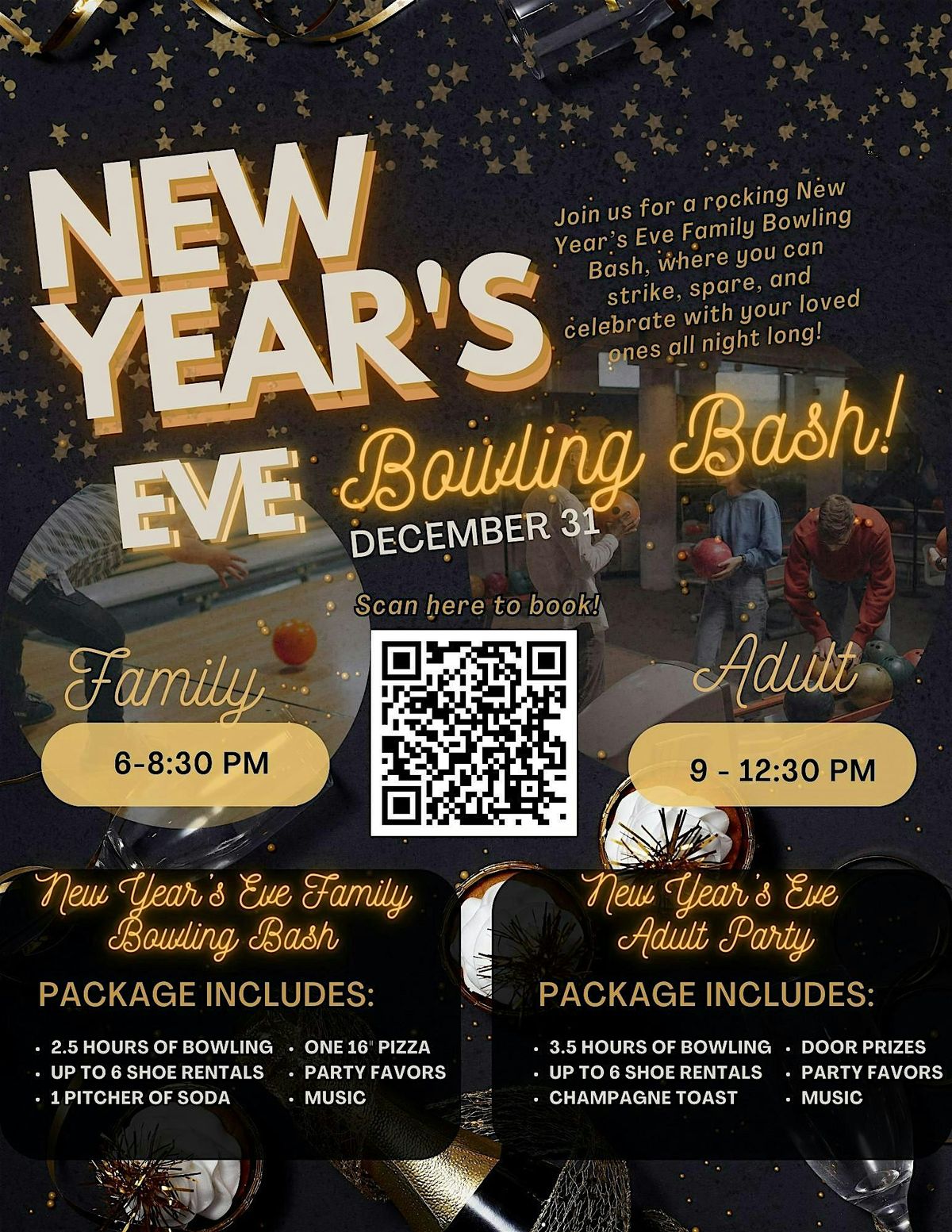 NYE Bowling Bash at Bowl A Vard