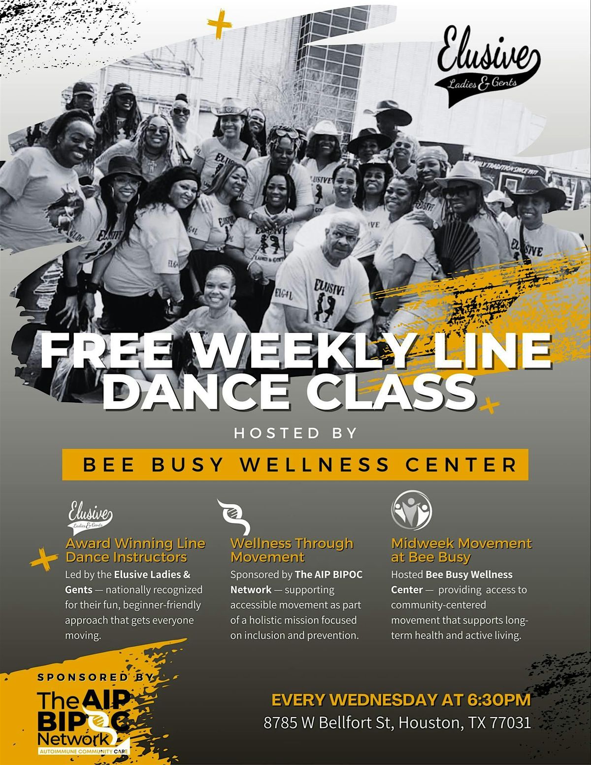 Free Line Dance Classes with the Elusive Ladies & Gents