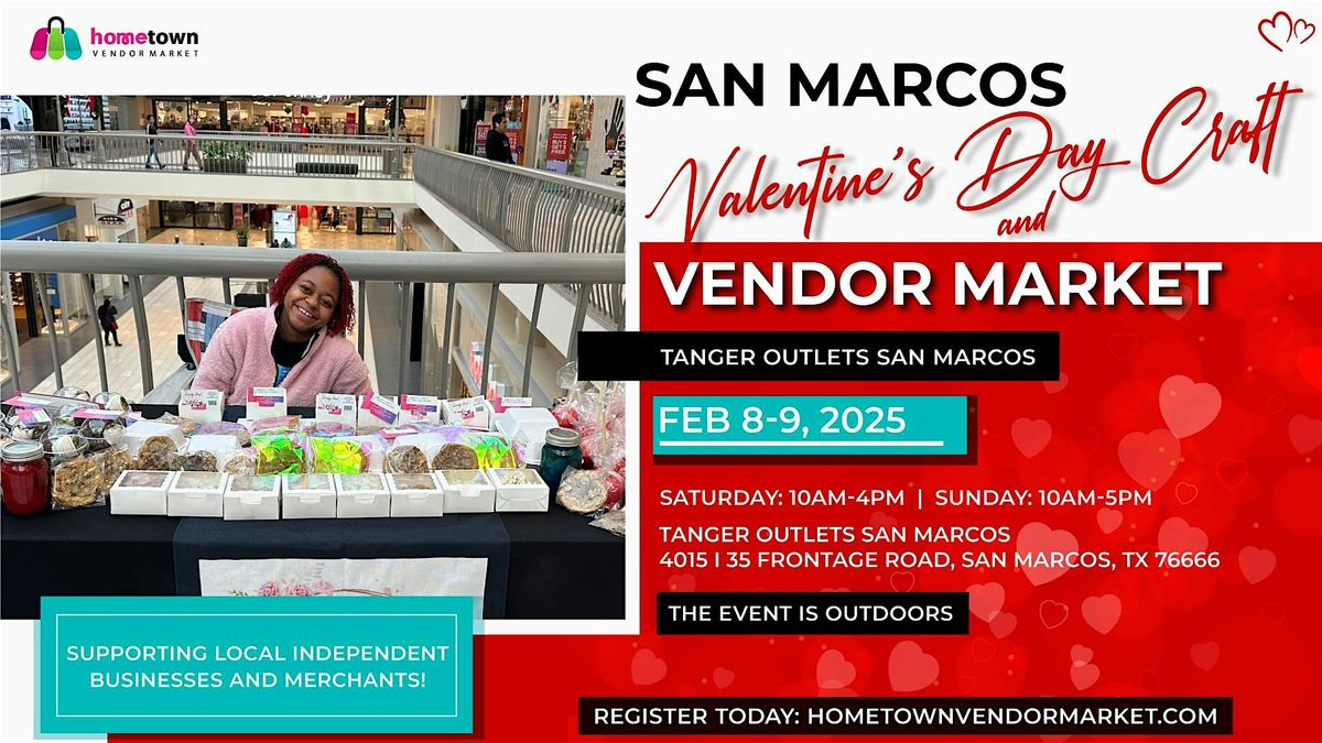 San Marcos Valentine's Craft and Vendor Market