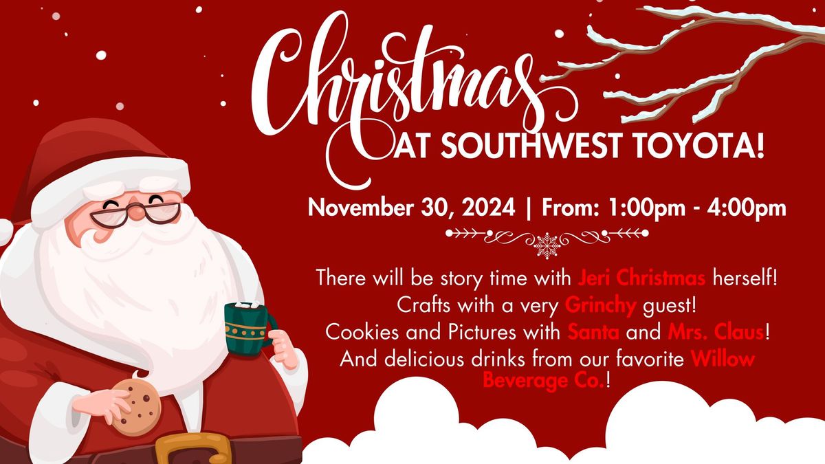 Christmas at SouthWest Toyota!\ud83c\udf85\ud83e\udd36\ud83c\udf84