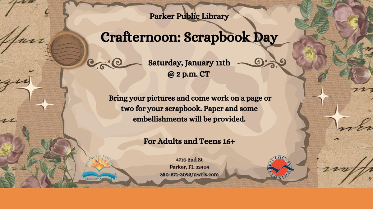 Crafternoon: Scrapbook Day (Adults and Teens 16+)