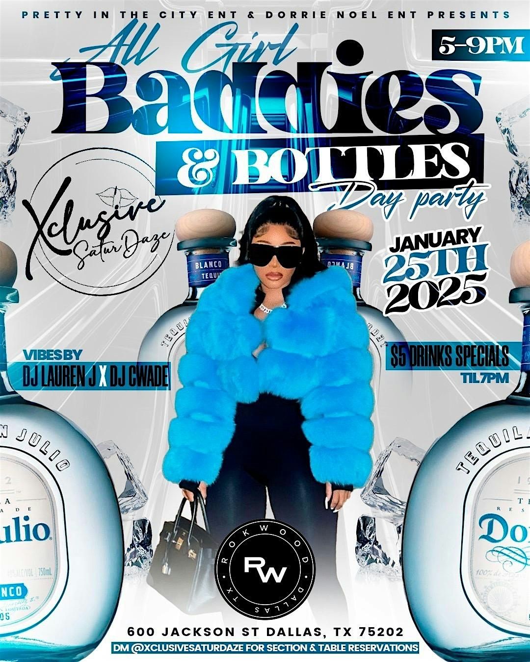 ALL GIRL - Baddies & Bottles Day Party - XCLUSIVE SATURDAZE