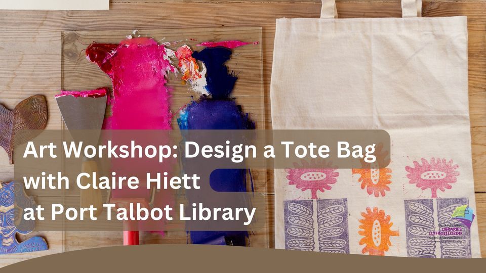 Art Workshop: Design a Tote Bag with Claire Hiett