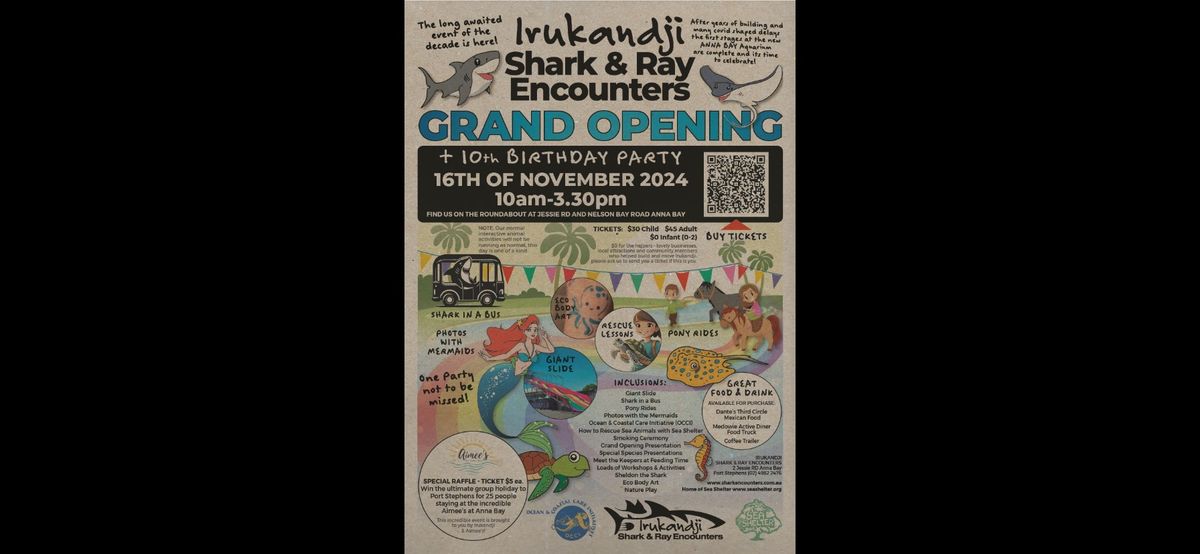 Irukandji Shark & Ray Encounters Grand Opening