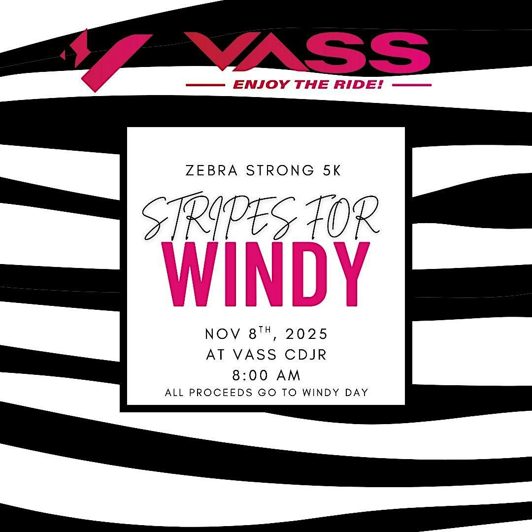 Zebra Strong 5K\u2014Stripes For Windy Day