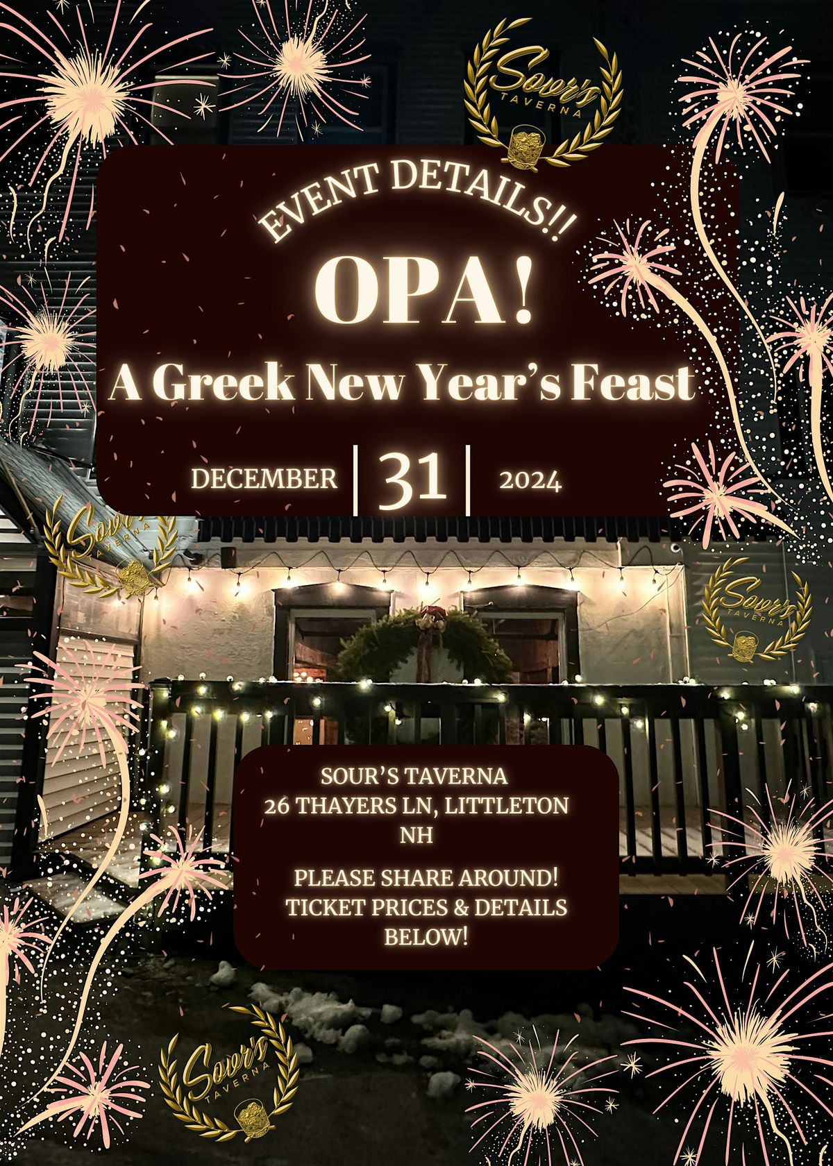 Opa! A Greek New Year\u2019s Feast!