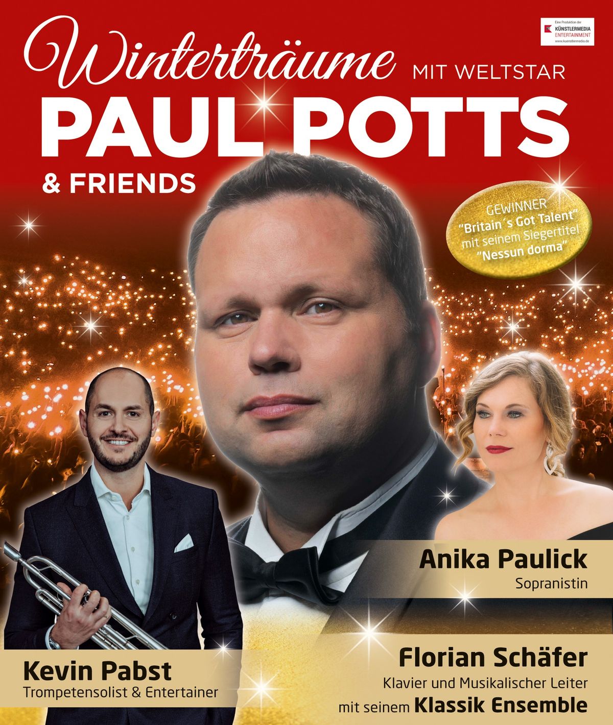 Paul Potts & Friends mit dem Programm \u201eWintertr\u00e4ume"