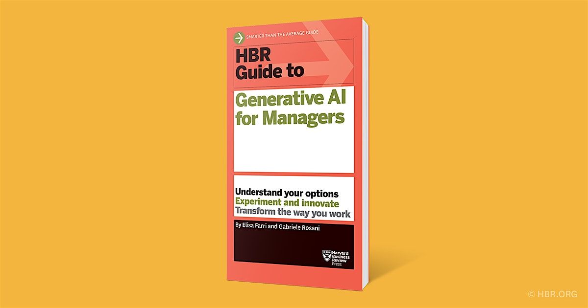 HBR Press Webinar: Generative AI for Managers