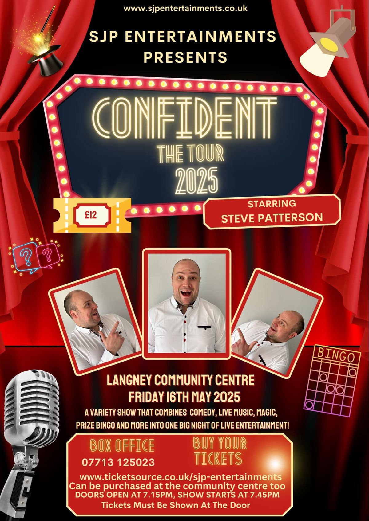 Confident ! The Tour -at Langney Community Centre 