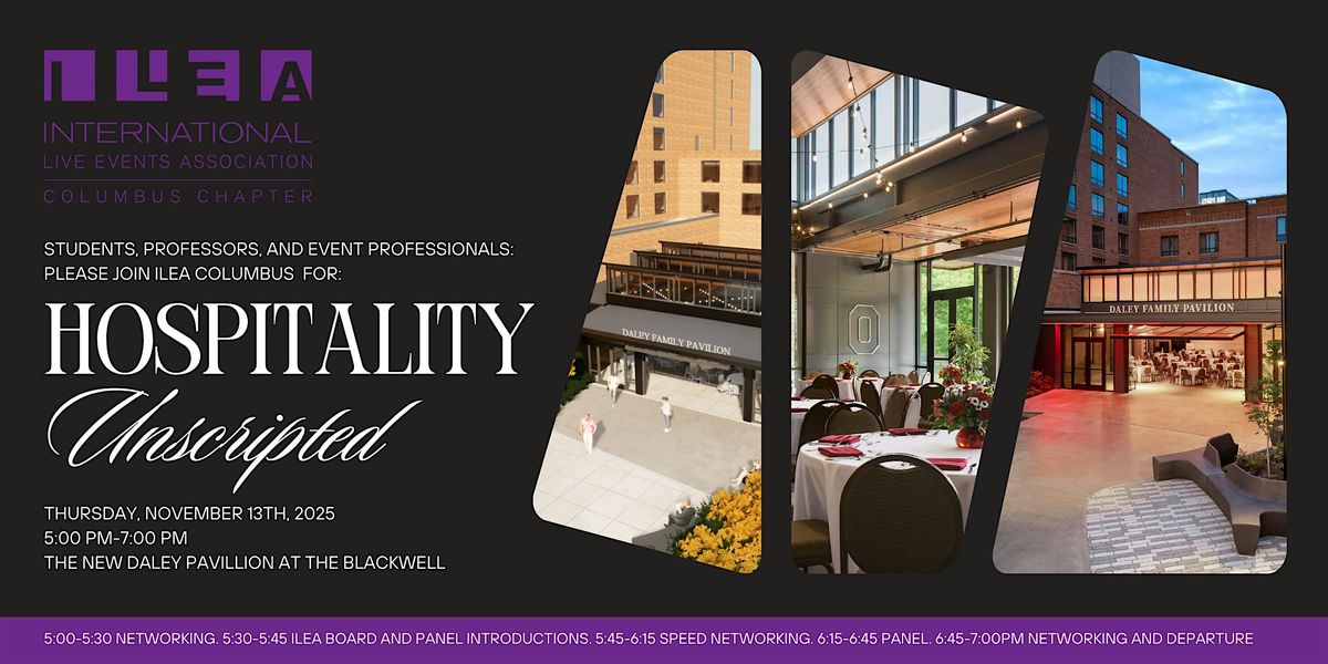 ILEA Columbus Presents: Hospitality Unscripted