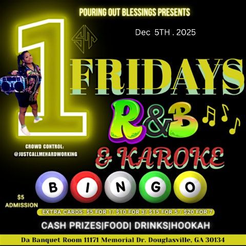 1st Friday's R&B Karaoke & BINGO