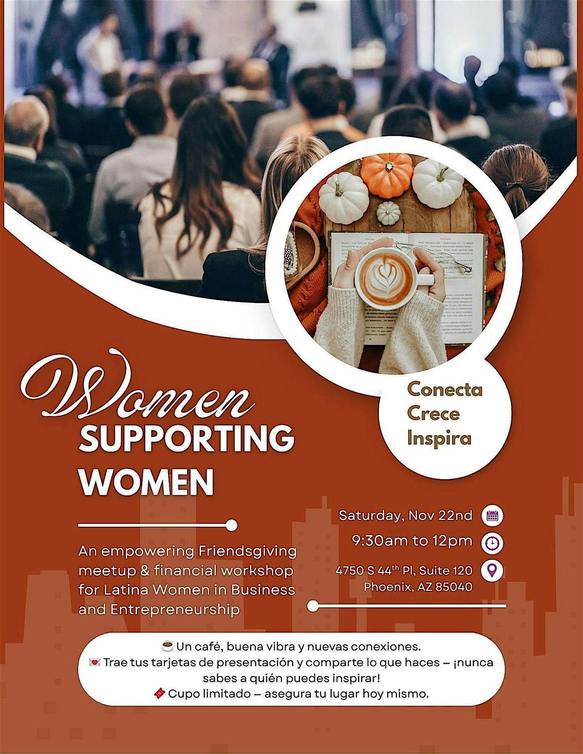 Women supporting Women Cafecito