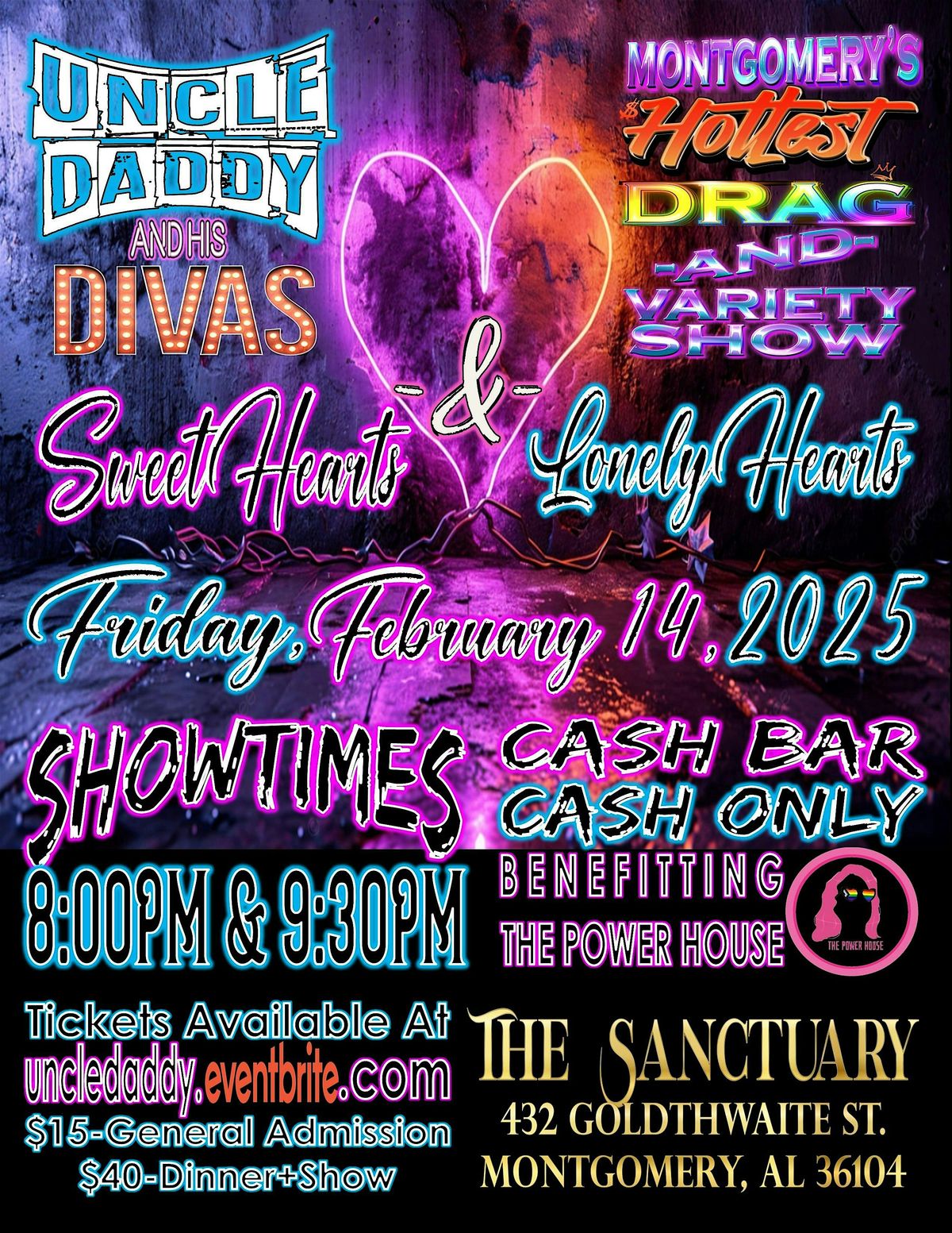 Uncle Daddy and his DIVAS: SweetHearts & LonelyHearts