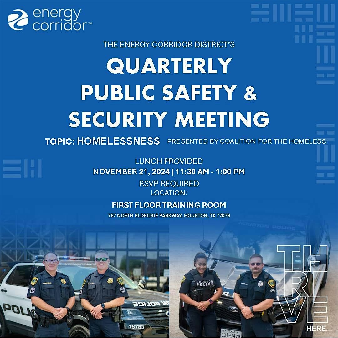 Quarterly Public Safety Meeting