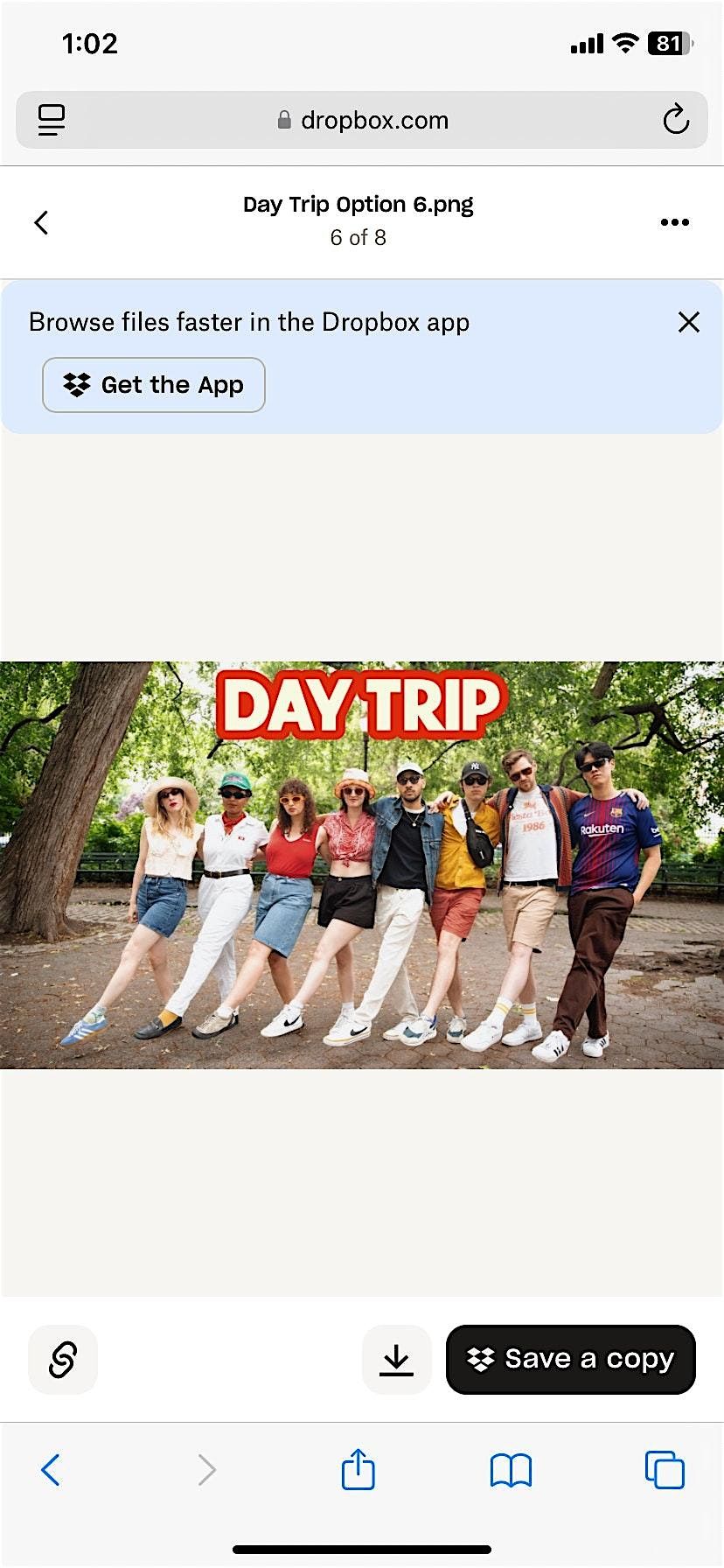 Day Trip at Night