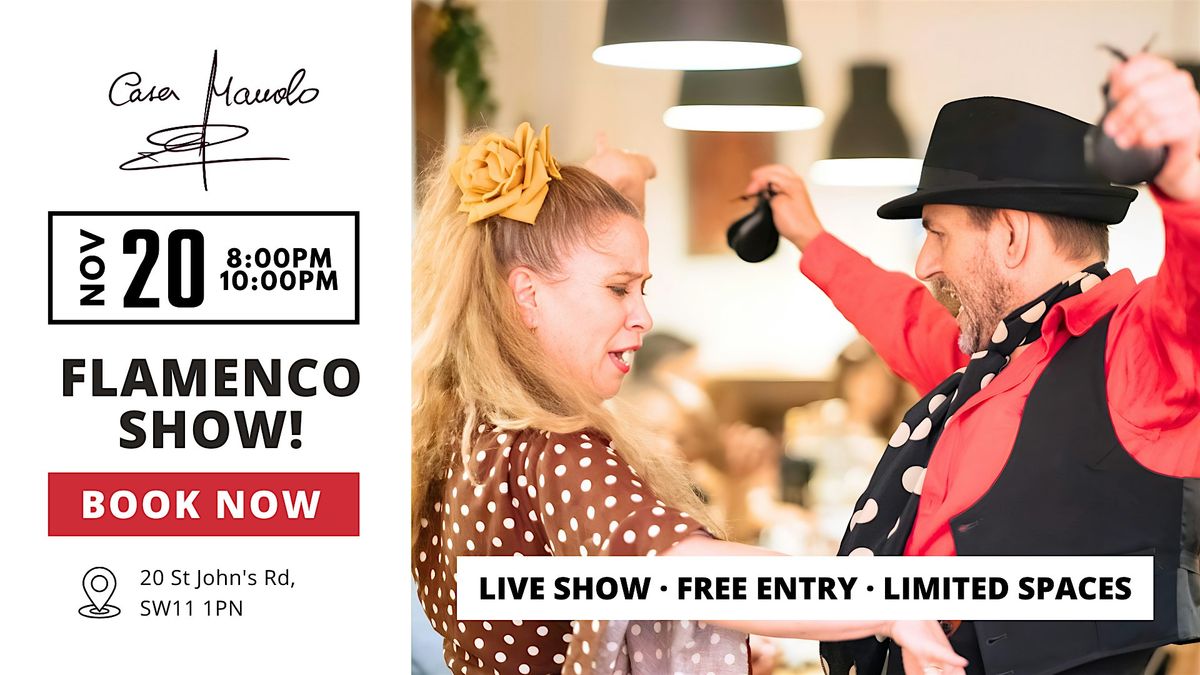 LIVE FLAMENCO SHOW | Clapham Junction