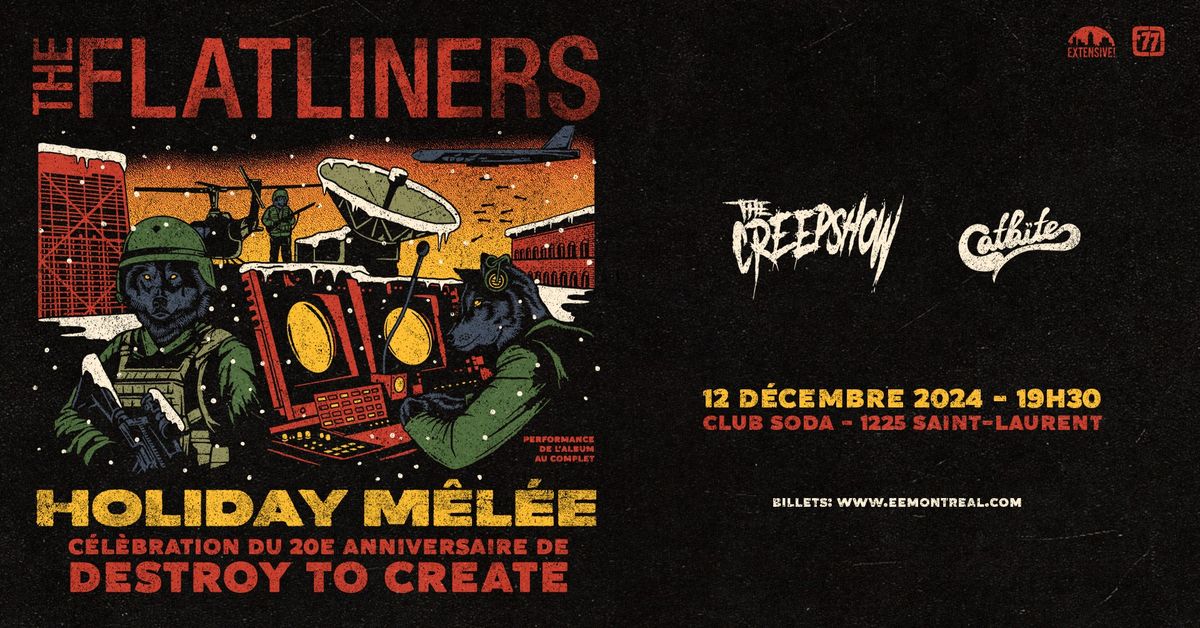 The Flatliners + The Creepshow + Catbite | Montr\u00e9al 