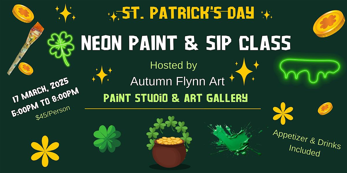 St. Patrick's Day Paint & Sip Class!