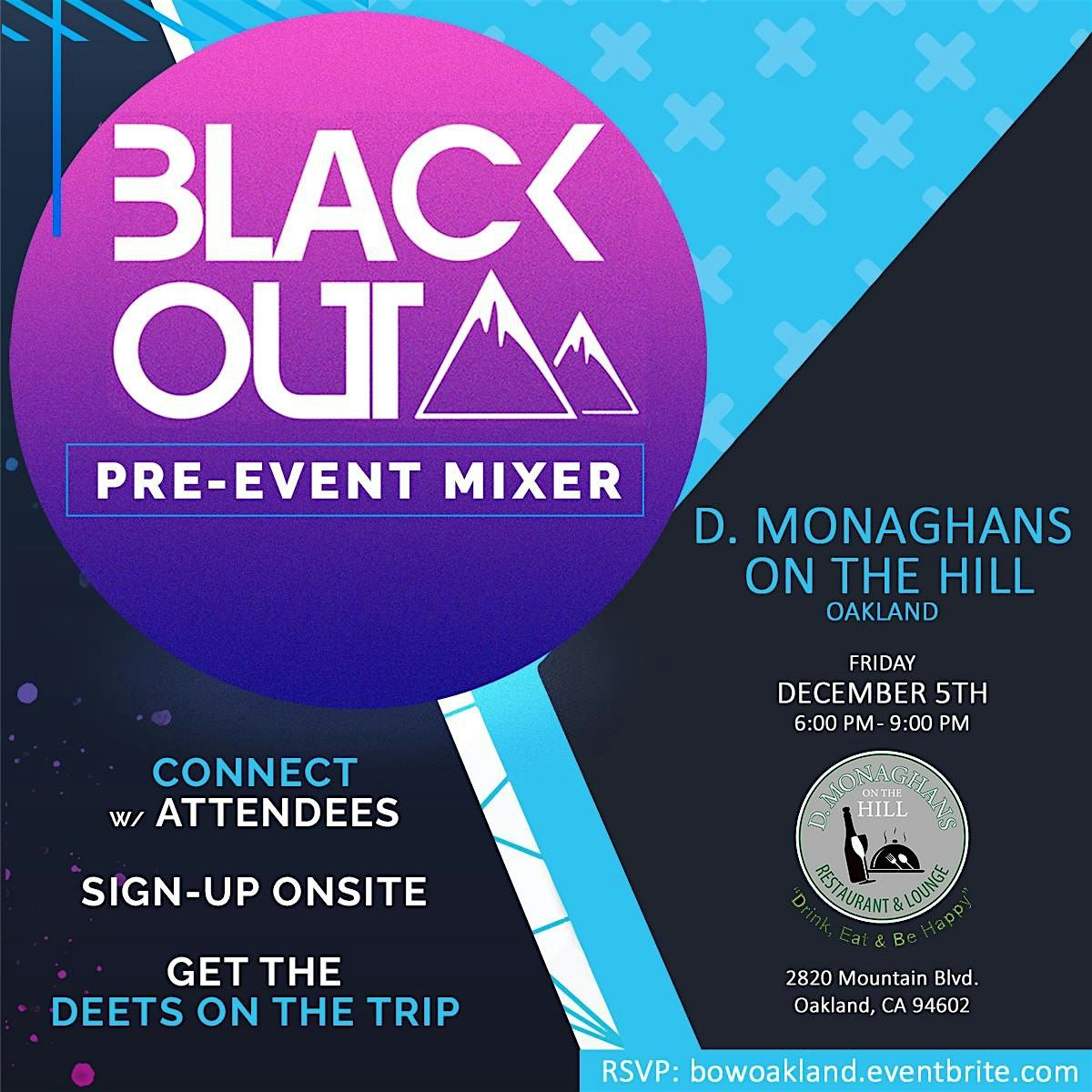 Blackout Weekend Pre-Event Mixer Oakland 2025