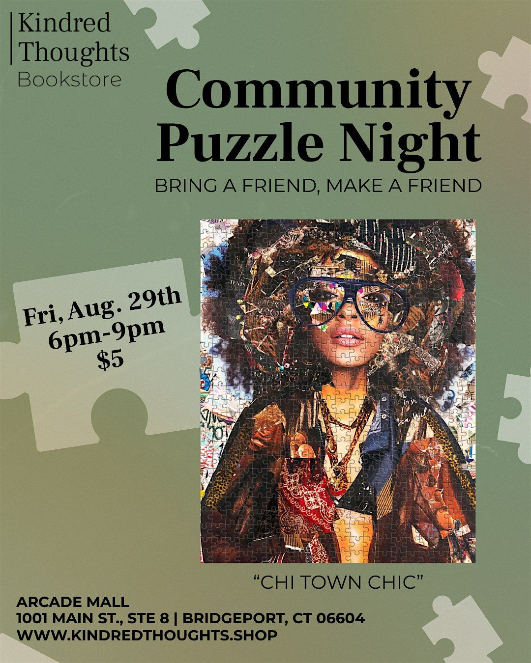 COMMUNITY PUZZLE NIGHT: "Chi Town Chic"