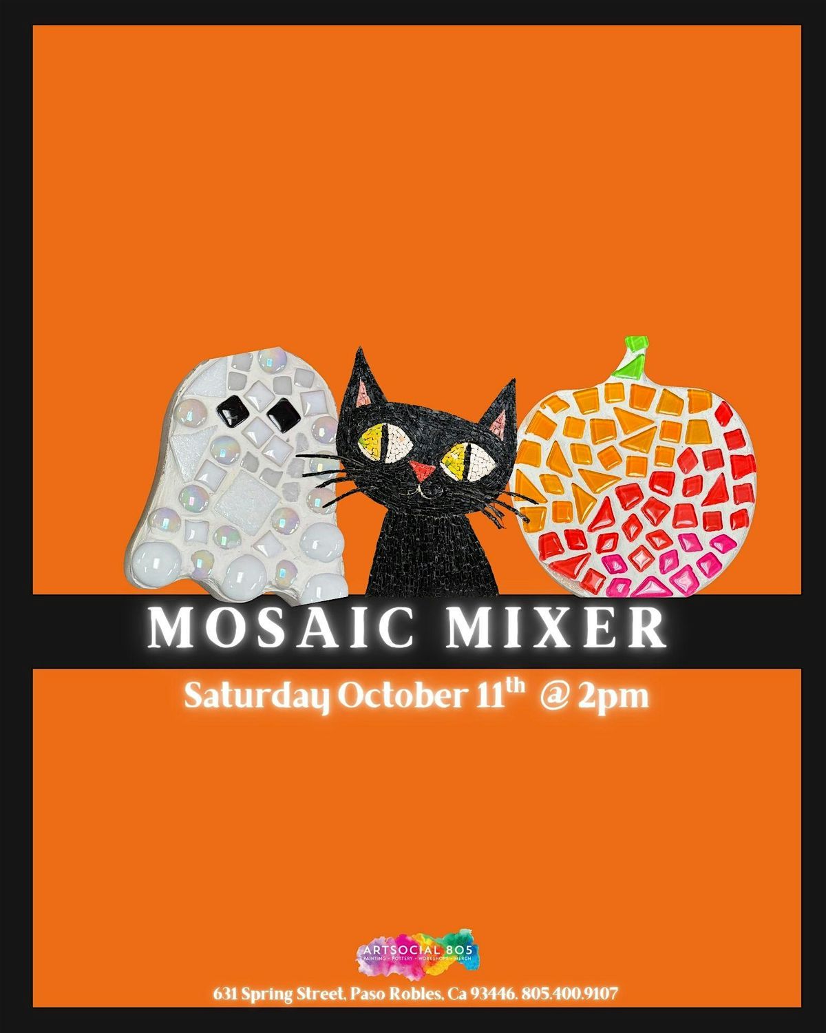 Mosaic Mixer at ArtSocial 805 "Halloween Edition"