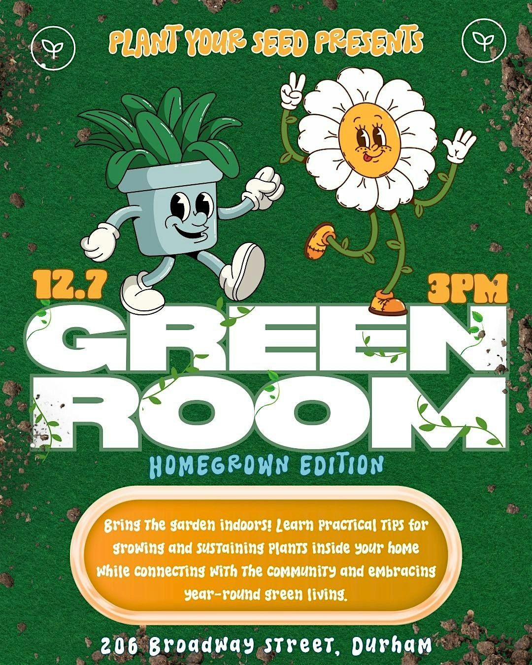 Plant Your Seed Green Room: Home Grown Edition