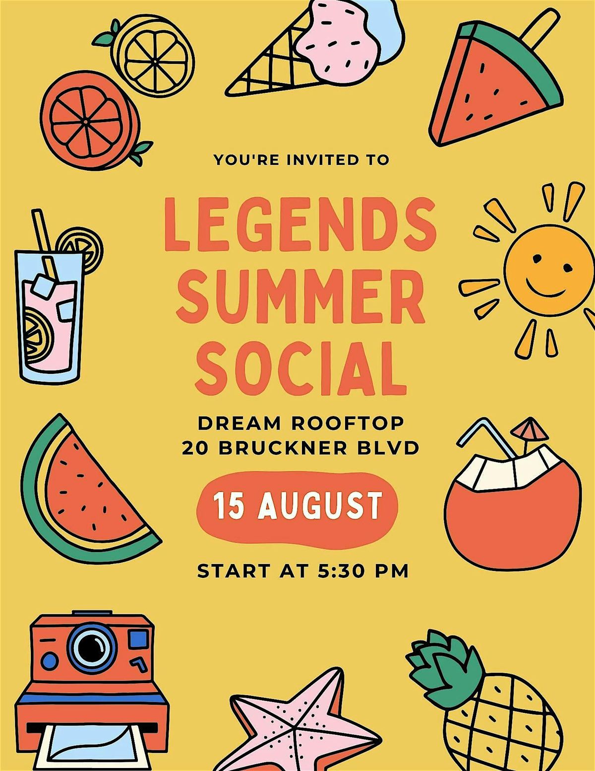 2025 Legends Summer Social (21+ ONLY)