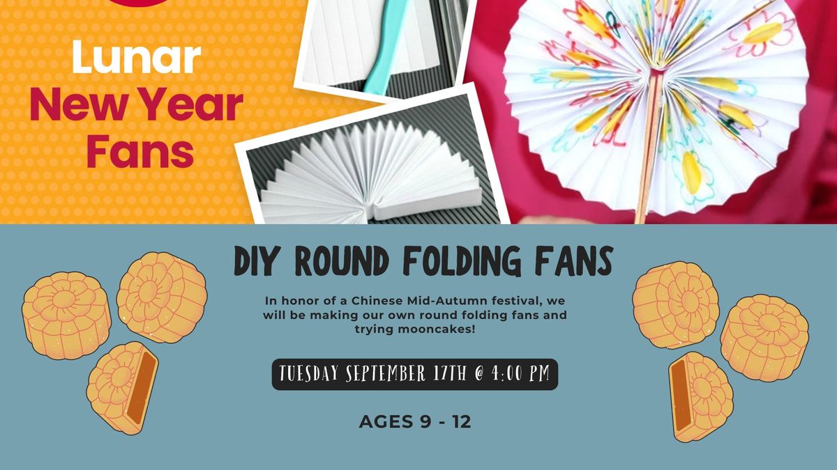 Tween Tuesdays: DIY Round Folding Fans