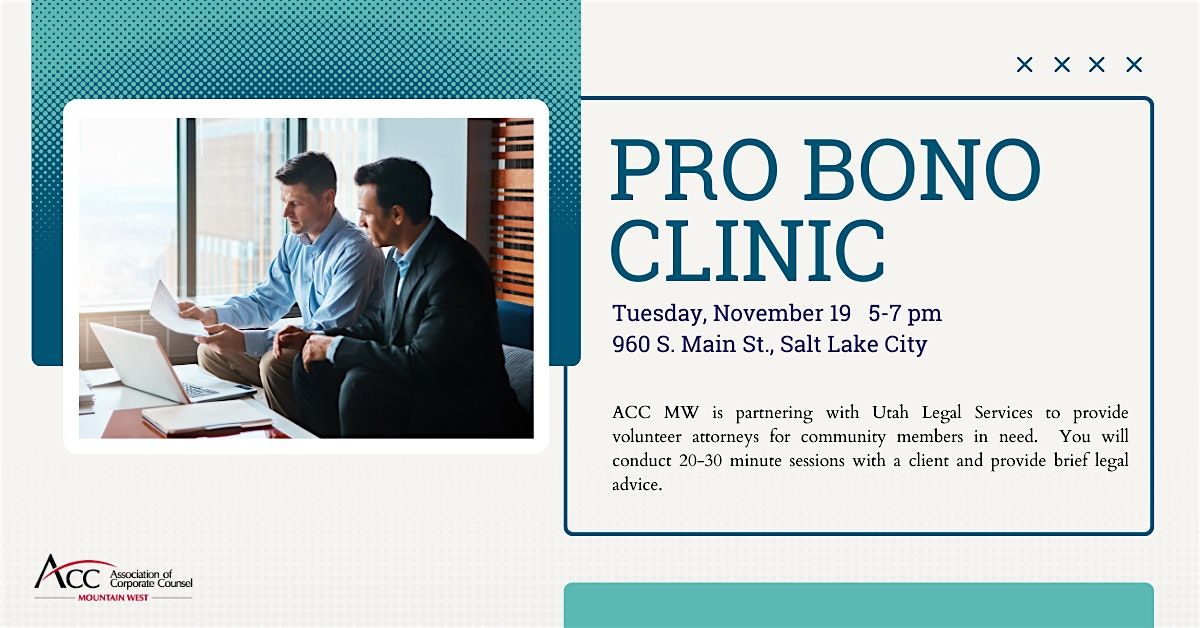 Utah Pro Bono Clinic