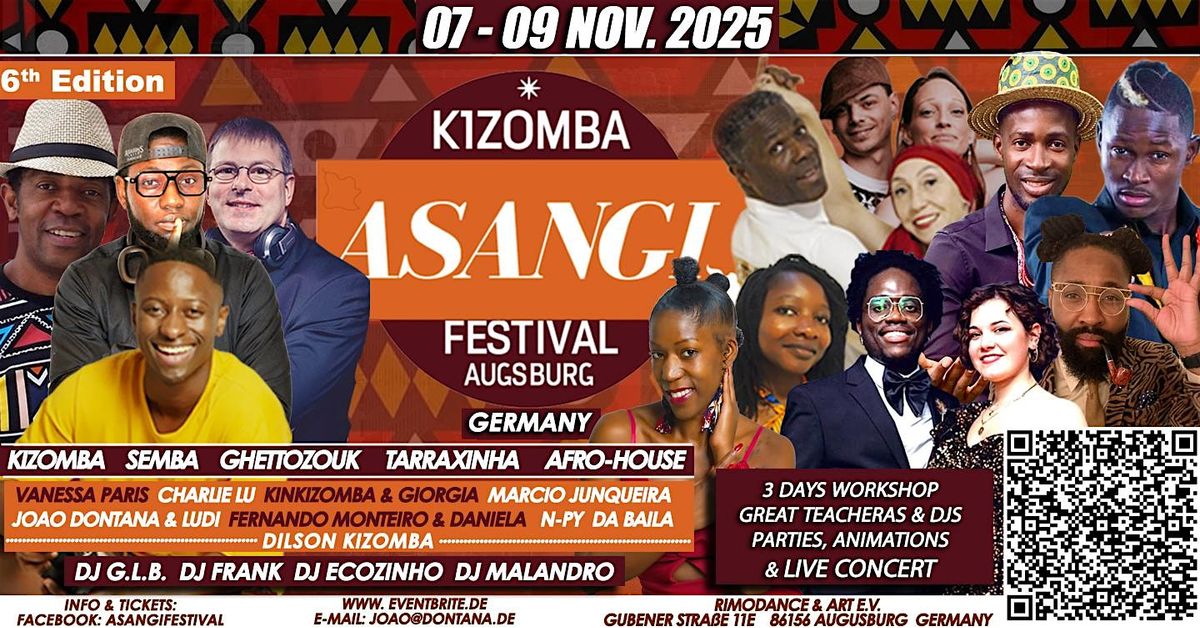 ASANGI-KIZOMBA-SEMBA-FESTIVAL 2025 - AUGSBURG - GERMANY-6th edition