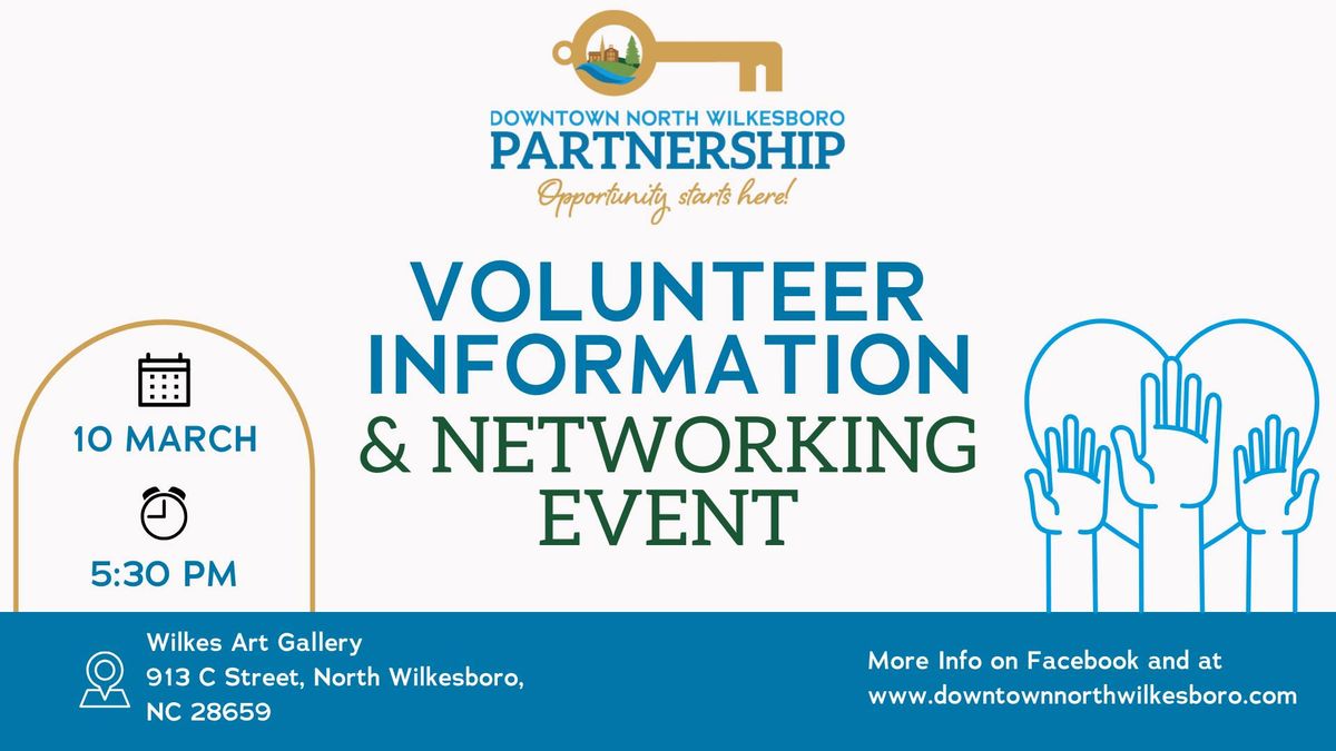 Volunteer Information and Networking Event