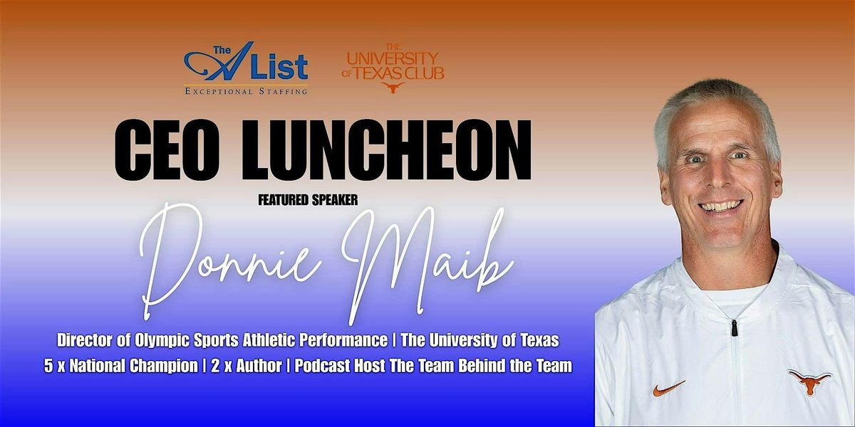 Winning Cultures with Speaker Donnie Maib
